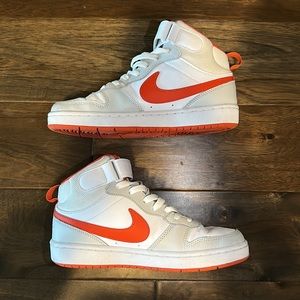 Nike Court Borough Mid 2 GS ‘Photon Dust Team Orange’